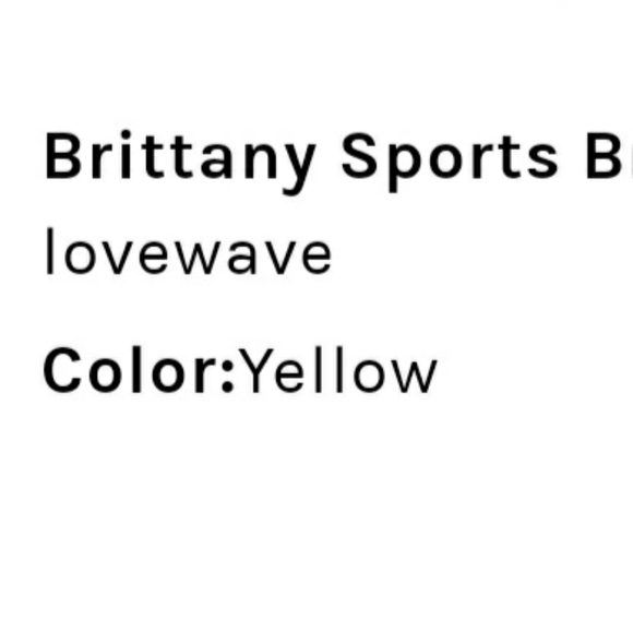 REVOLVE Lovewave Brittany Criss-cross Sports Bra Yellow Various Sizes New - Picture 13 of 15